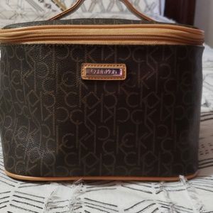 Calvin Klein cosmetic bag.
